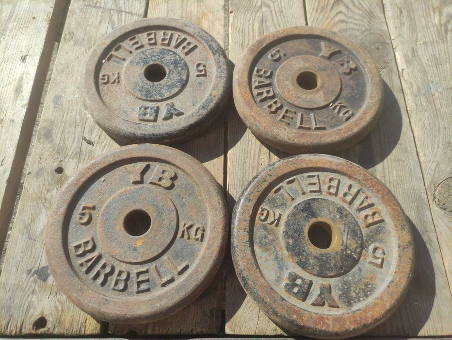 Obciążenie żeliwne yb york barbell 4x5kg fi 27mm