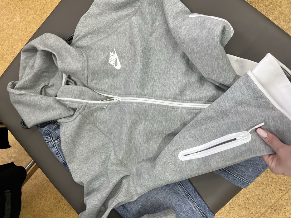 Nike tech flecce XL найк теч фліс сірий
