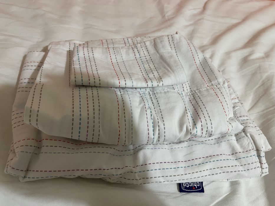 Next2me Chicco completo com edredon e kit lencol