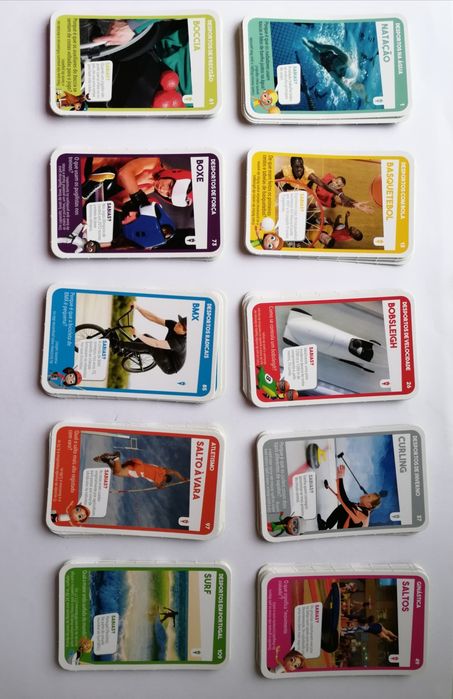 Cartas Super Desportos (baralho ou à unidade) - COMPLETE A SUA COLEÇÃO