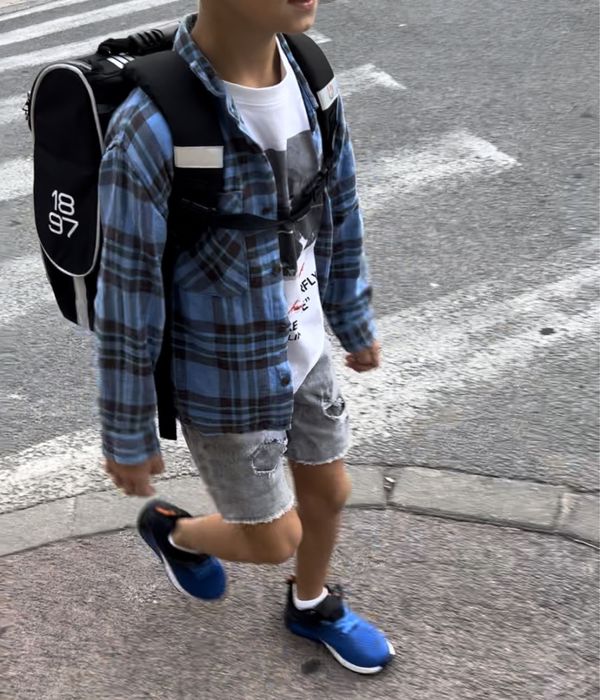 Стильна сорочка zara 120см на хлопчика на 6-7р.