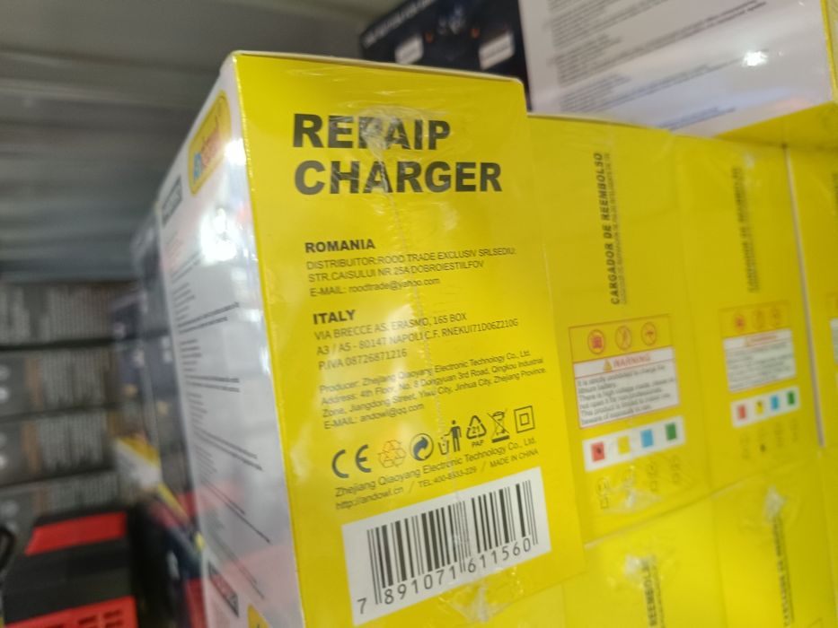 Carregador Bateria Inteligente 12V 6A c/ Função Reparação (Novo)