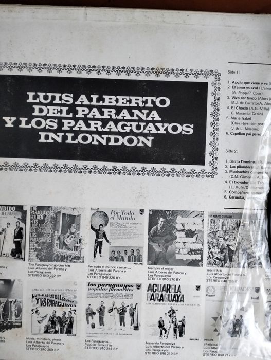 LP Luis Alberto Del Parana Y Los Paraguayos in London