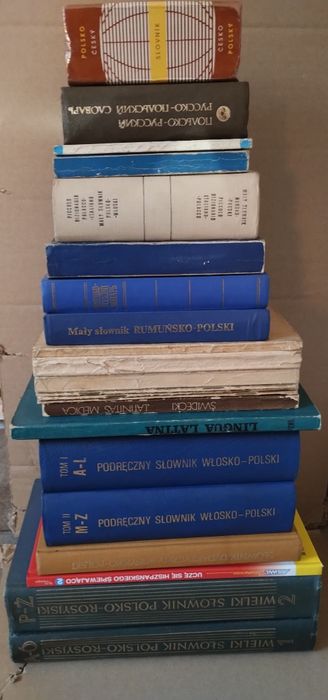 22 Książki Językowe Historyczne Słowniki Rosyjski Łacina Esperanto