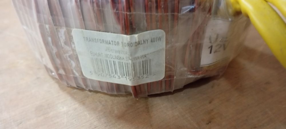 Transformator toroidalny 400W