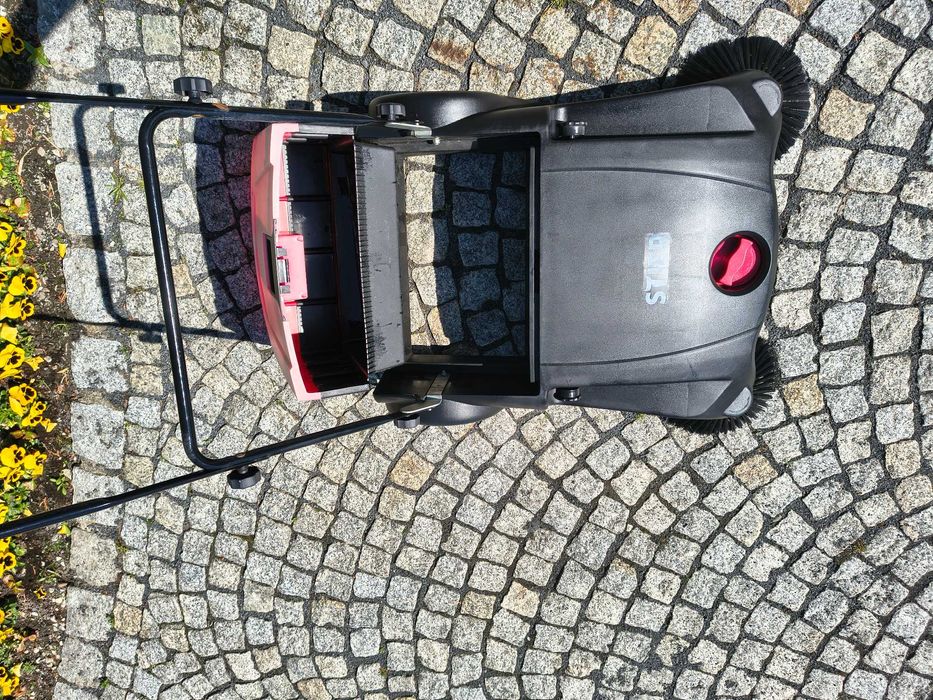 Zamiatarka ręczna, 4 szczotki, regulacja, 80 cm i inne