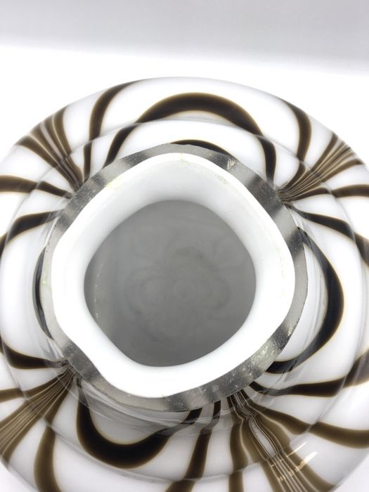 Grande jarra em vidro murano/ opalino antiga