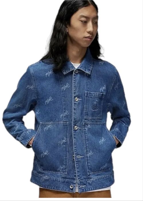 Куртка чоловіча Jordan Flight Heritage Demim-Jacke Blue