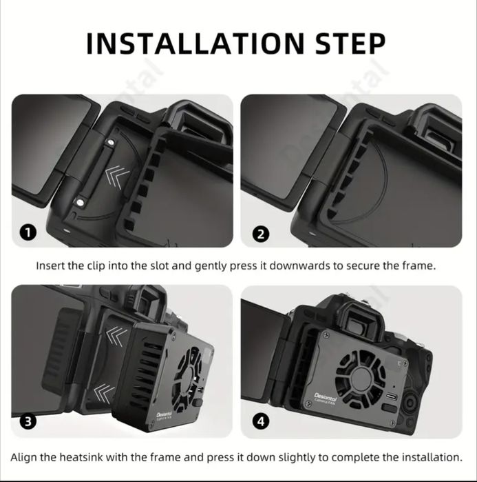 Вентилятор охолодження для камер sony canon fuji Nikon