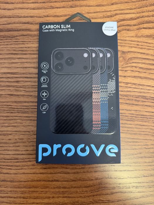 Чохол карбоновий proove тонкий для 17 pro max