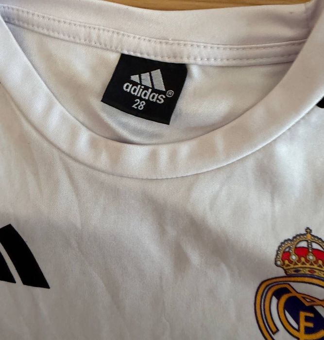 Дитяча футболка Adidas Real Madrid сезону 2024/25 на 9-11 років