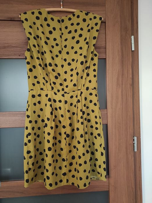 Sukienka Mango M musztardowa