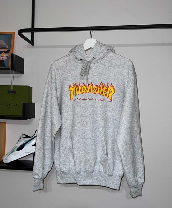 Худі THRASHER (сірого кольору)