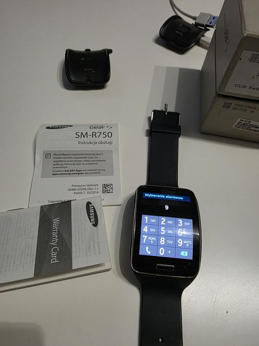 Samsung Gear S pełny zestaw