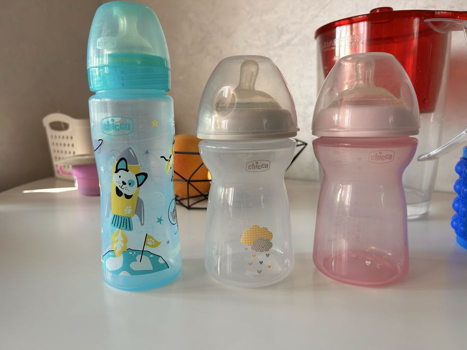 Детские бутылочки 3шт CHICCO