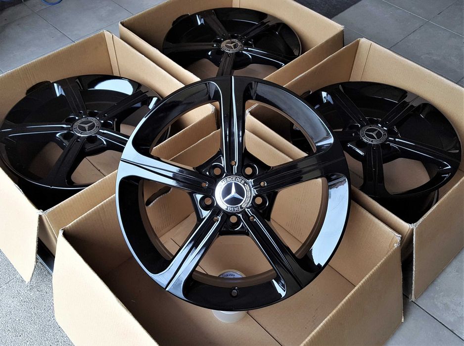 Alufelgi 17 Mercedes A B C CLA GLA V Vito Viano Czarne ! 5x112 490#