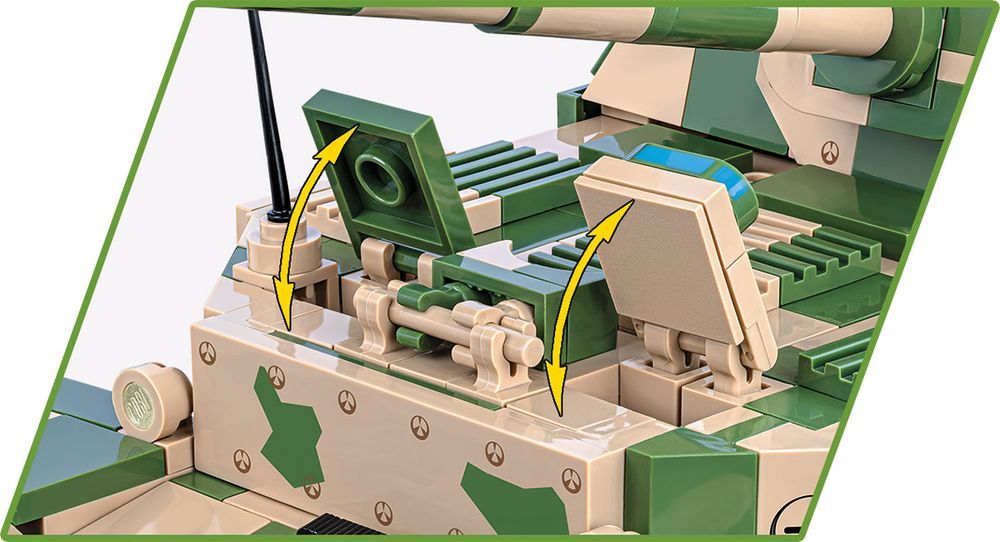 Klocki Cobi 2583 Czołg Sd.kfz.184 Ferdinand Wojskowy 1 Figurka 1268 El