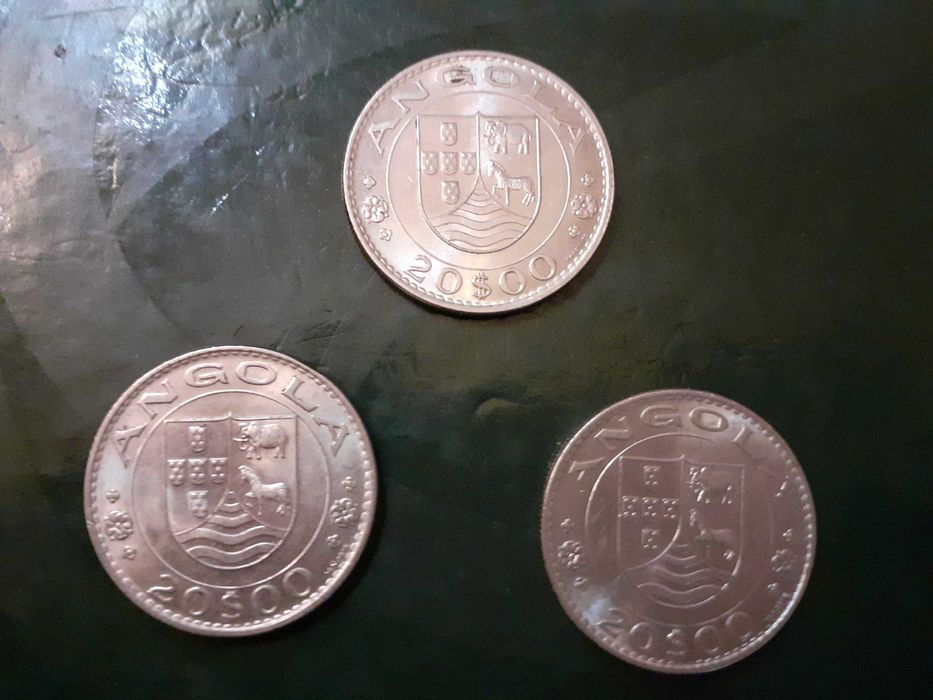 Moedas Comemorativas de , 25$00 e de Cabo Verde, Angola e Portugal