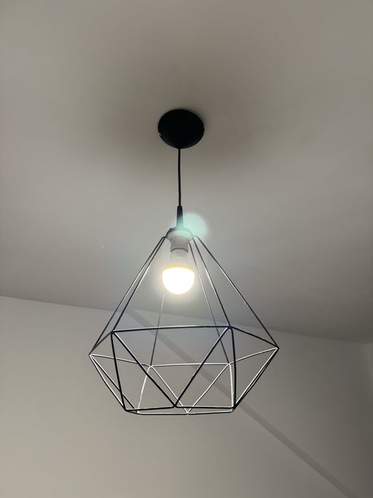 Lampa czarna z ikei