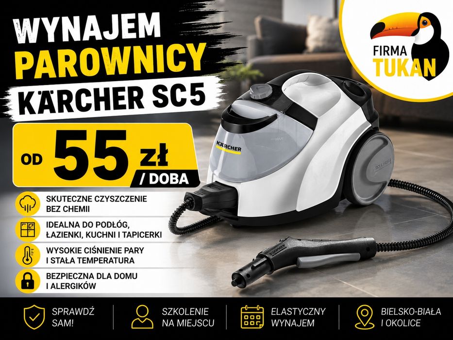 Wynajem  myjka parowa / parownica Karcher  SC5
