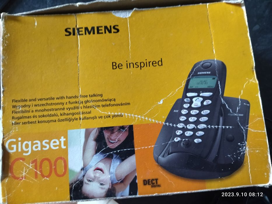 Telefon bezprzewodowy Siemens C100 baza i ładowarka sprawny