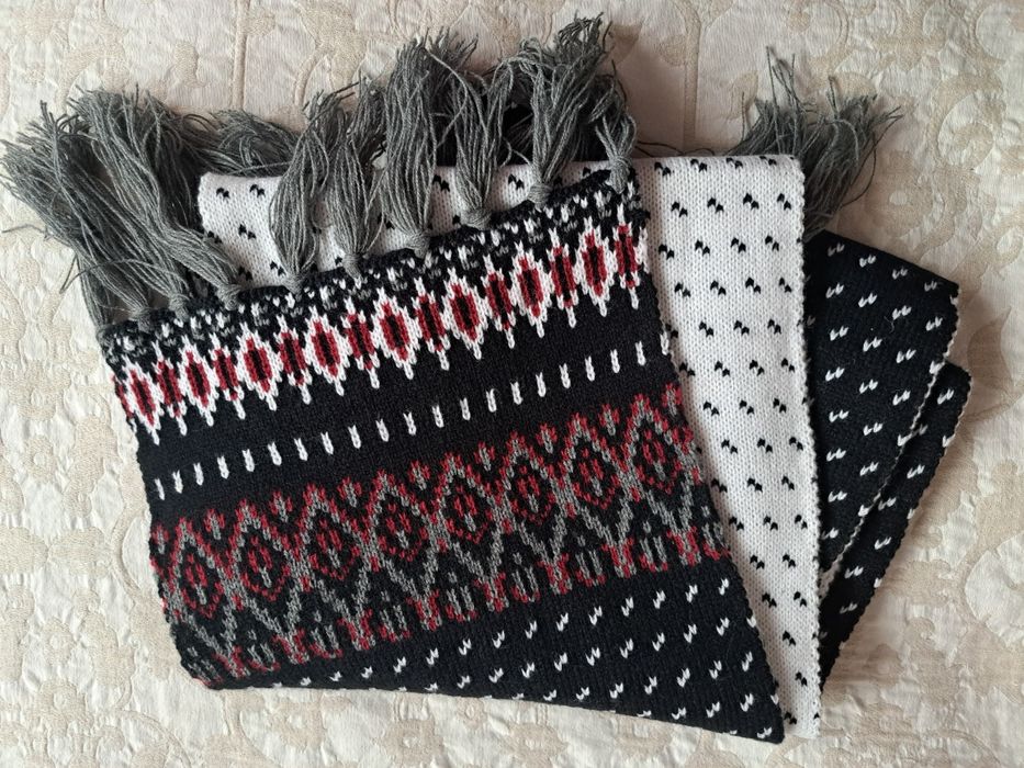 Męski szalik zimowy - 25cm x 200cm