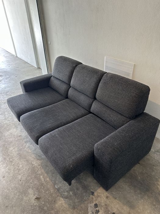 Sofa 3 lugares, assentos expansiveis