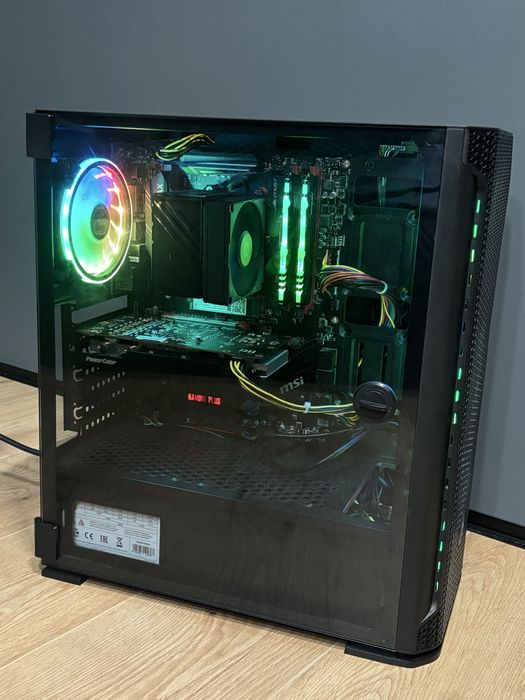 Rx6600  ryzen 5500   16gb  ігровий пк компютер