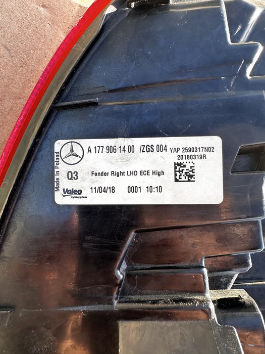 Visor mercedes w177 ( farolins