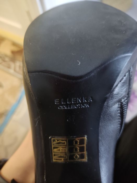 Кожаные полусапожки