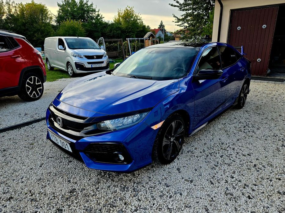 Honda Civic ASO, Bezwypadek, FULL OPCJA, europejska  ,KAM ,BLIS ,LED, ZNAKI,RADAR