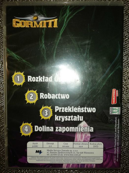 Film DVD - Gormiti - Rozkład Gromu - część 9