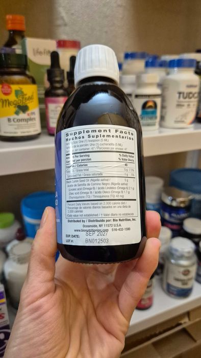 Bio Nutrition, олія чорного кмину преміальної якості, 5 г, 237 мл