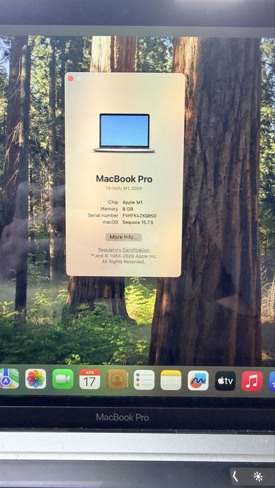 MacBook Pro 13 M1 8/256 2020 Space Gray