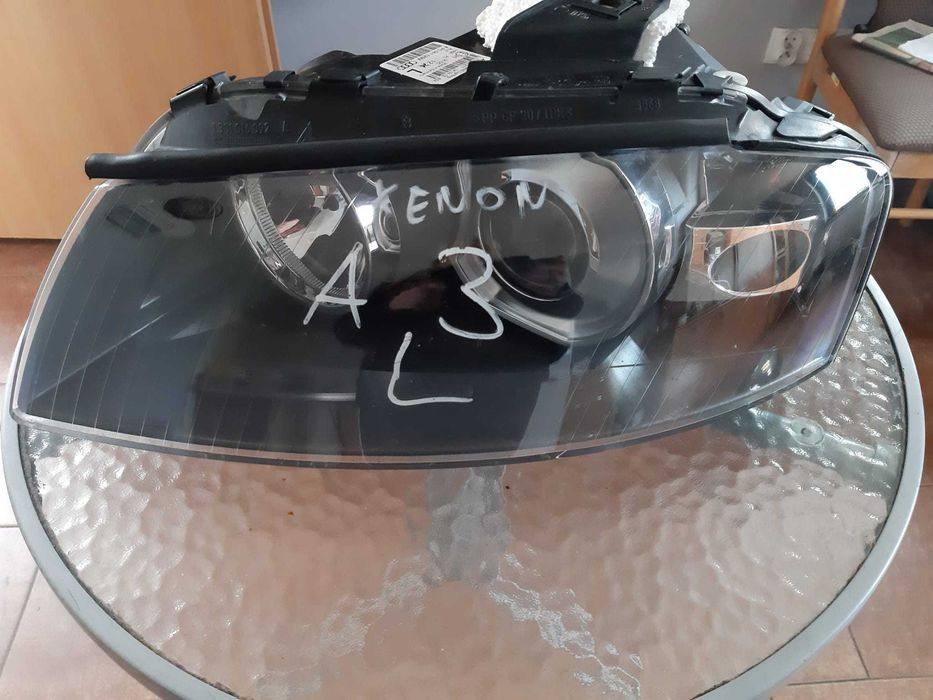 Audi A38P reflektor lewy xenon kompletny