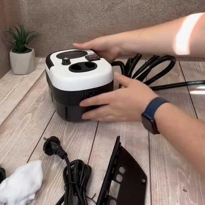 АКЦІЯ! Пароочисник 7 насадок! відпарювач Пароочиститель отпариватель