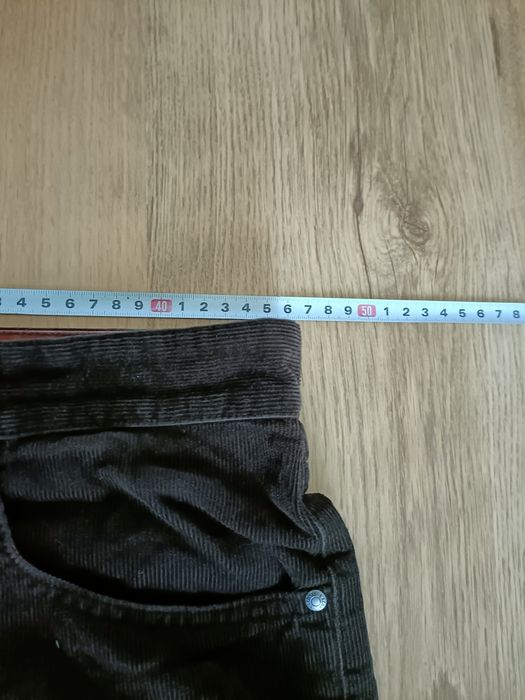 Spodnie Lacoste xl 48 jeansy Struksy brązowe L