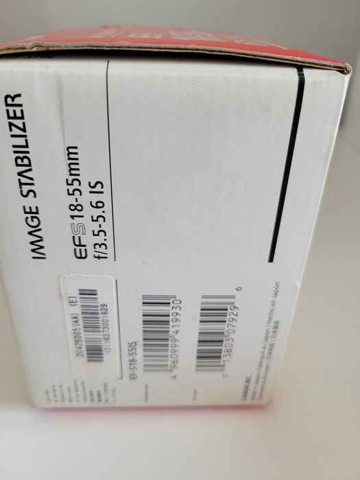 Canon lente EFS-18-55 mm - Nova