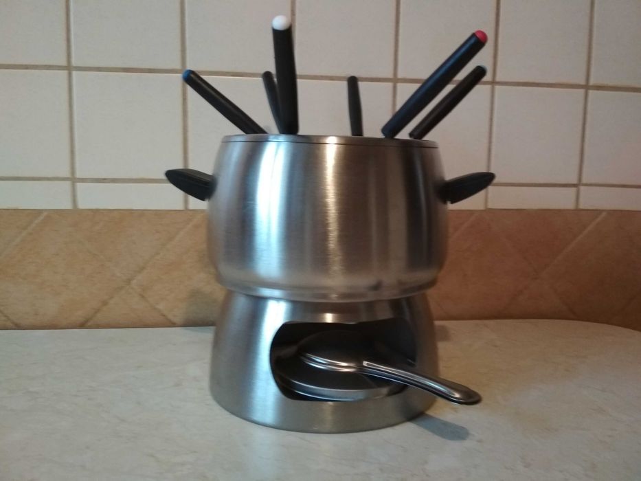 Zestaw do fondue stal nierdzewna