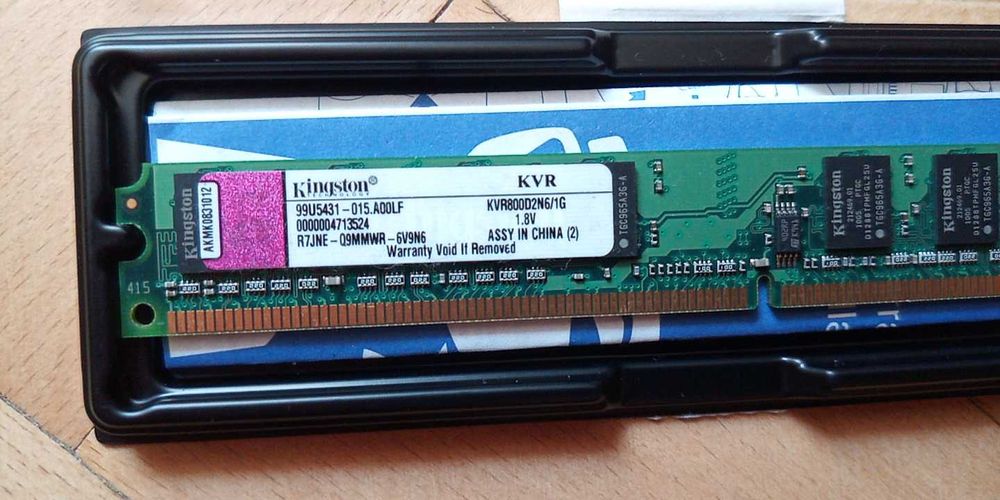 Pamięć komputerowa DIMM DDR-2-800 1GB Kingston KVR800D2N61G