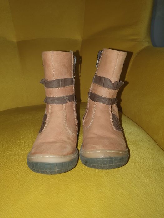 Kozaczki skórzane zimowe dla dziewczynki rozmiar 24 Lasocki