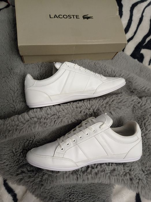 Buty Lacoste Chaymon rozmiar 43 skóra skórzane białe j. Nowe męskie