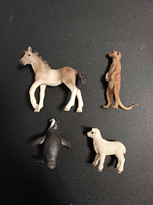 Schleich кінь осел свиня лоша овечка Papo пінгвін та сурікат