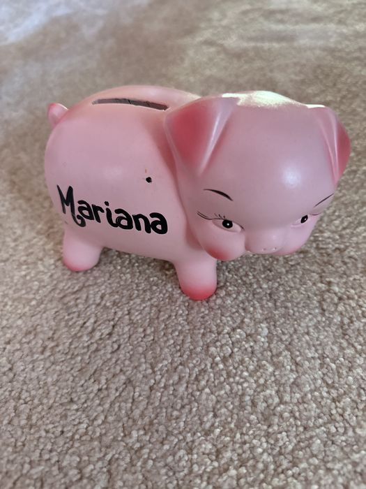 2 mealheiro com nome Mariana