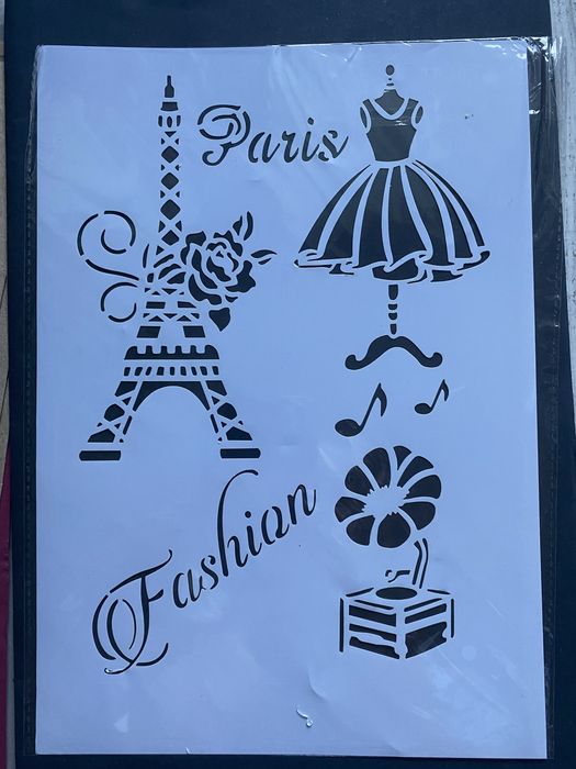 Szablony A4 - zestaw 6 sztuk