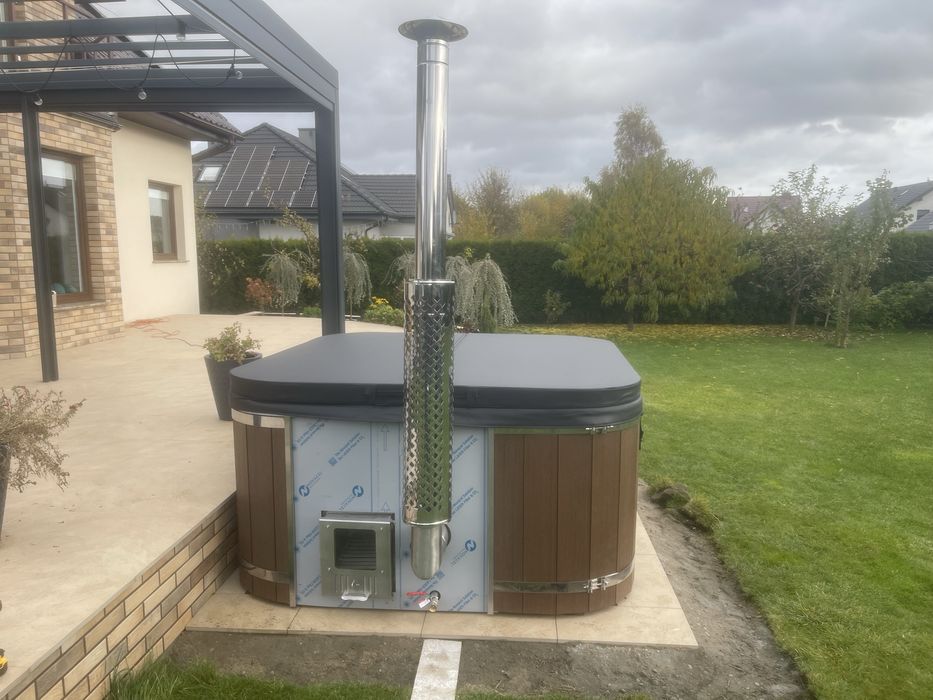 Jacuzzi balia kwadratowa raty mini basen Balia Bania Leżanka