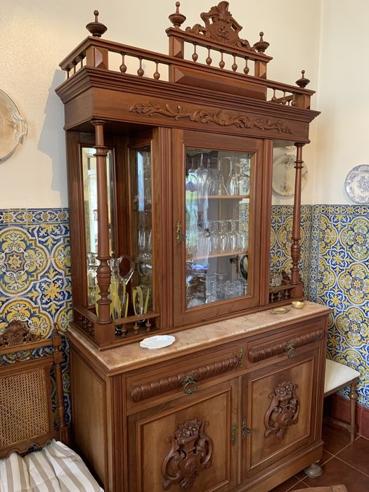 Conjunto de moveis de sala de jantar vintage