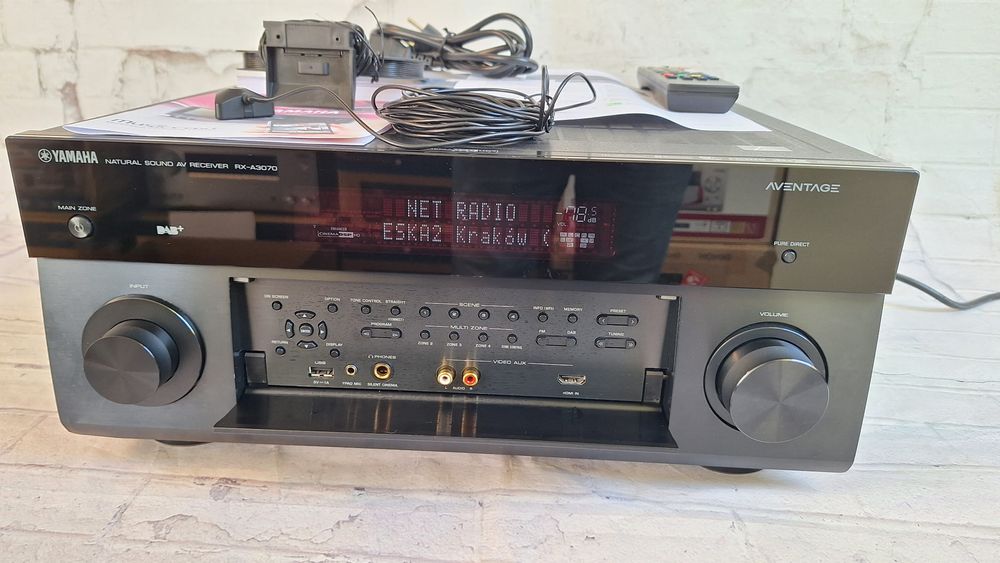 9.2 Yamaha RX-A3070 Wi-fi BT 4k Atmos ARC MusicCast 150W