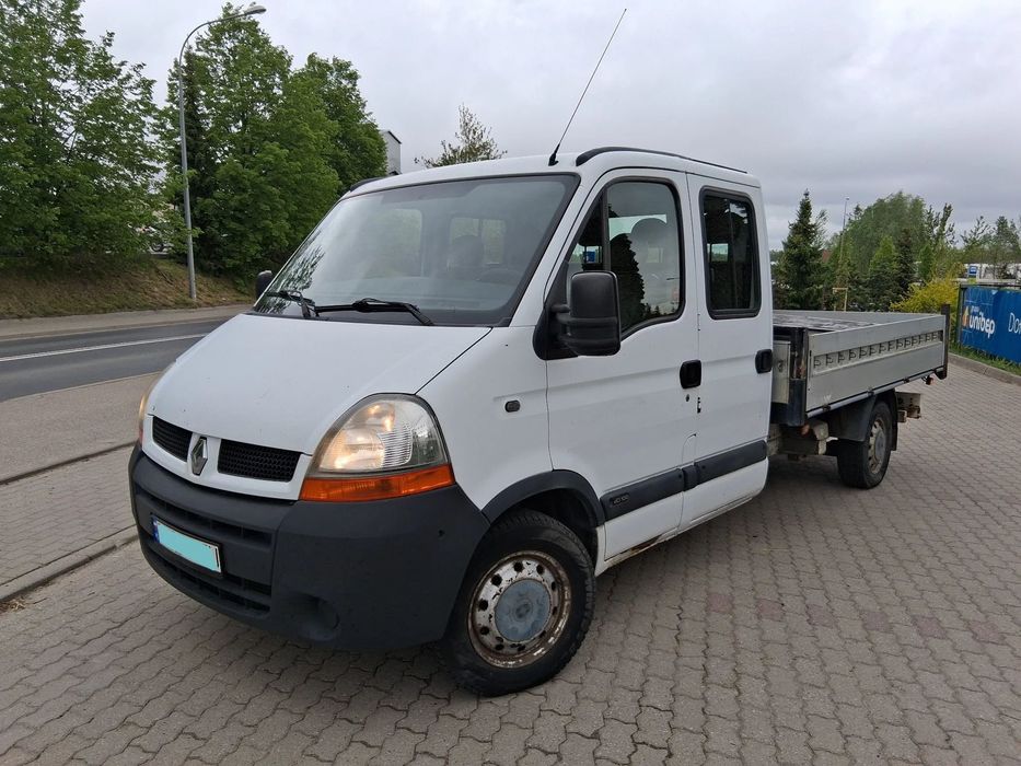 Renault Master  Doka, Brygadówka, 7-Osób, PL.Salon 2.5 Diesel, Fak.Vat 23%
