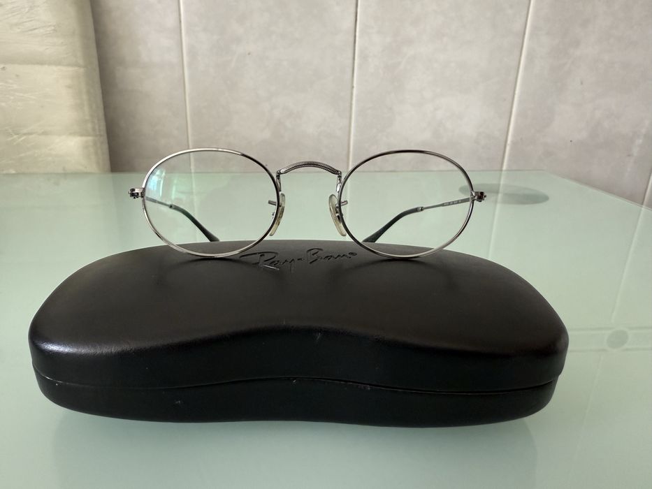 Oculos blue light blockers ray ban c/lentes suplentes novas